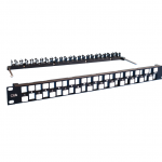 Staggered CAT6A Unshielded Patch Panel removebg preview